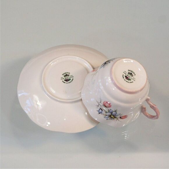 Vintage Rosina Wild Flowers Tea Cup & Saucer Fine Bone China England - Picture 7 of 10